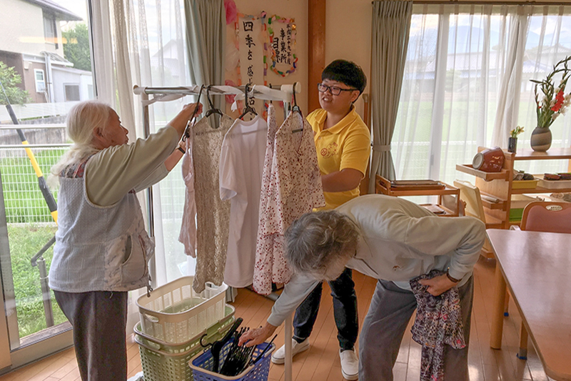 嘉藥老服系學生在日本社福機構表現優異獲得留用