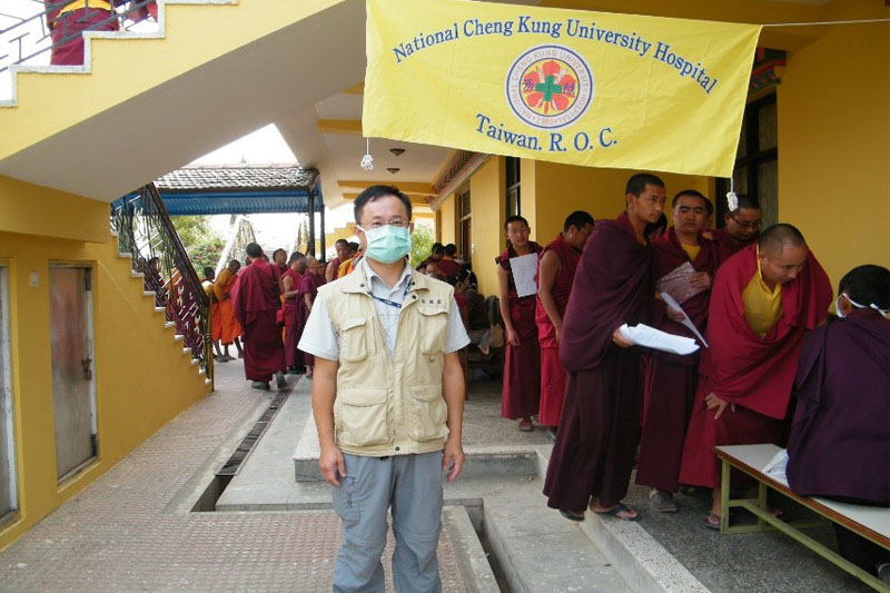參加國家級災難總隊尼泊爾藏族法會義診活動