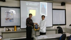 Invited Chairman Liu Jin-Ming of Taiwan Public Safety Institute to give a speech at the school.
