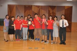 Students from the Department of Senior Citizen Service Management won third prize at the 2012 Elderly Health Promotion Activity Competition