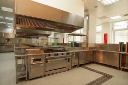 Training and testing facilities for Class C license certifications for Western cooking