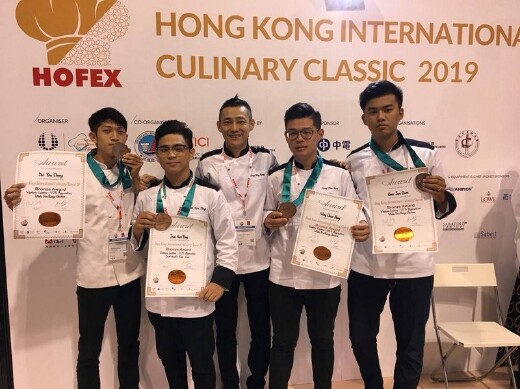香港國際美食大賽得獎合照