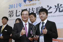 CNU student Lin Yu-Long, winner of the 