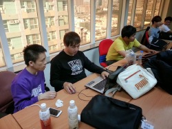 Students doing internships at Hong Tai Information Technology Company