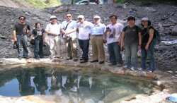 Field investigation in the Baolai hot springs district