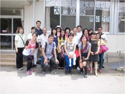 Students and teachers from our department on a field trip to an elderly care organization in Japan