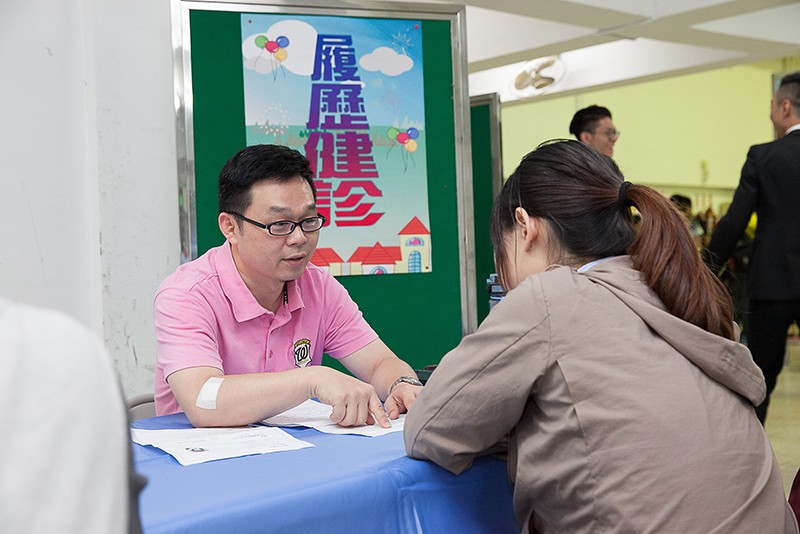 現場提供履歷健檢諮詢