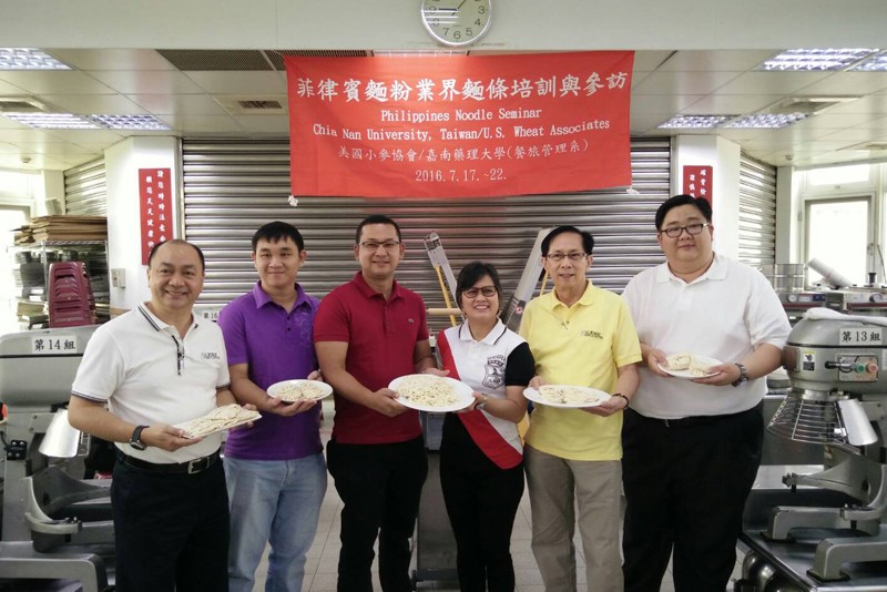 菲律賓麵粉業界組團來臺學習製麵技術
