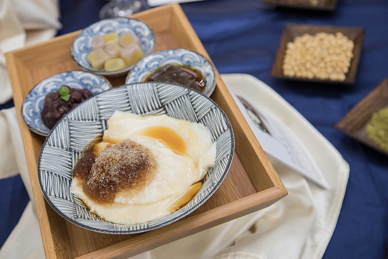 學員冰品類作品「豆花」展示