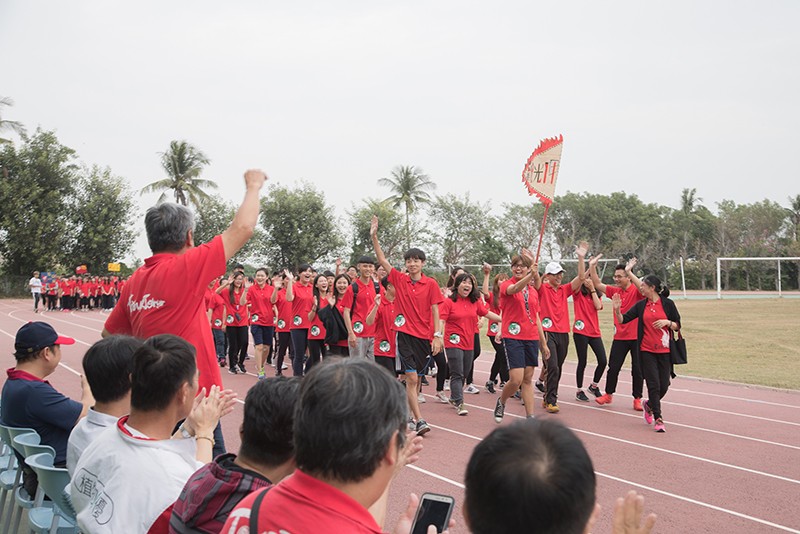 觀光系運動員進場情況