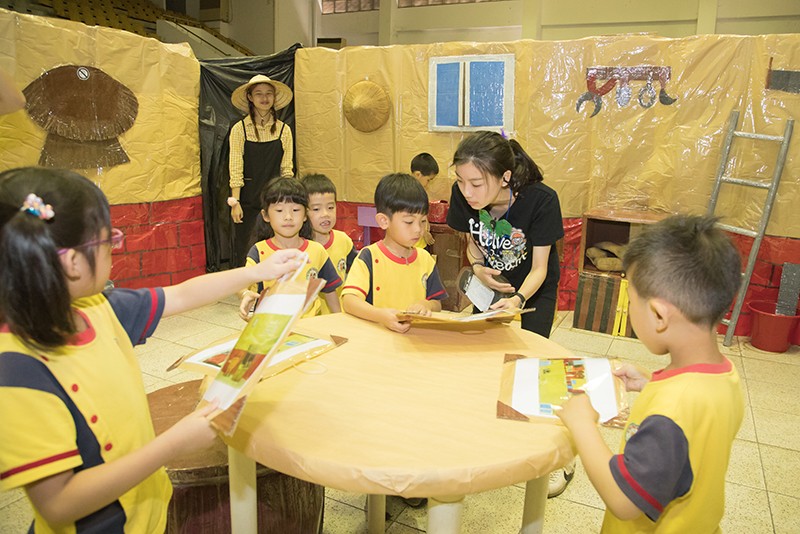 幼兒園小朋友挑戰關卡，考驗小朋友的細心度