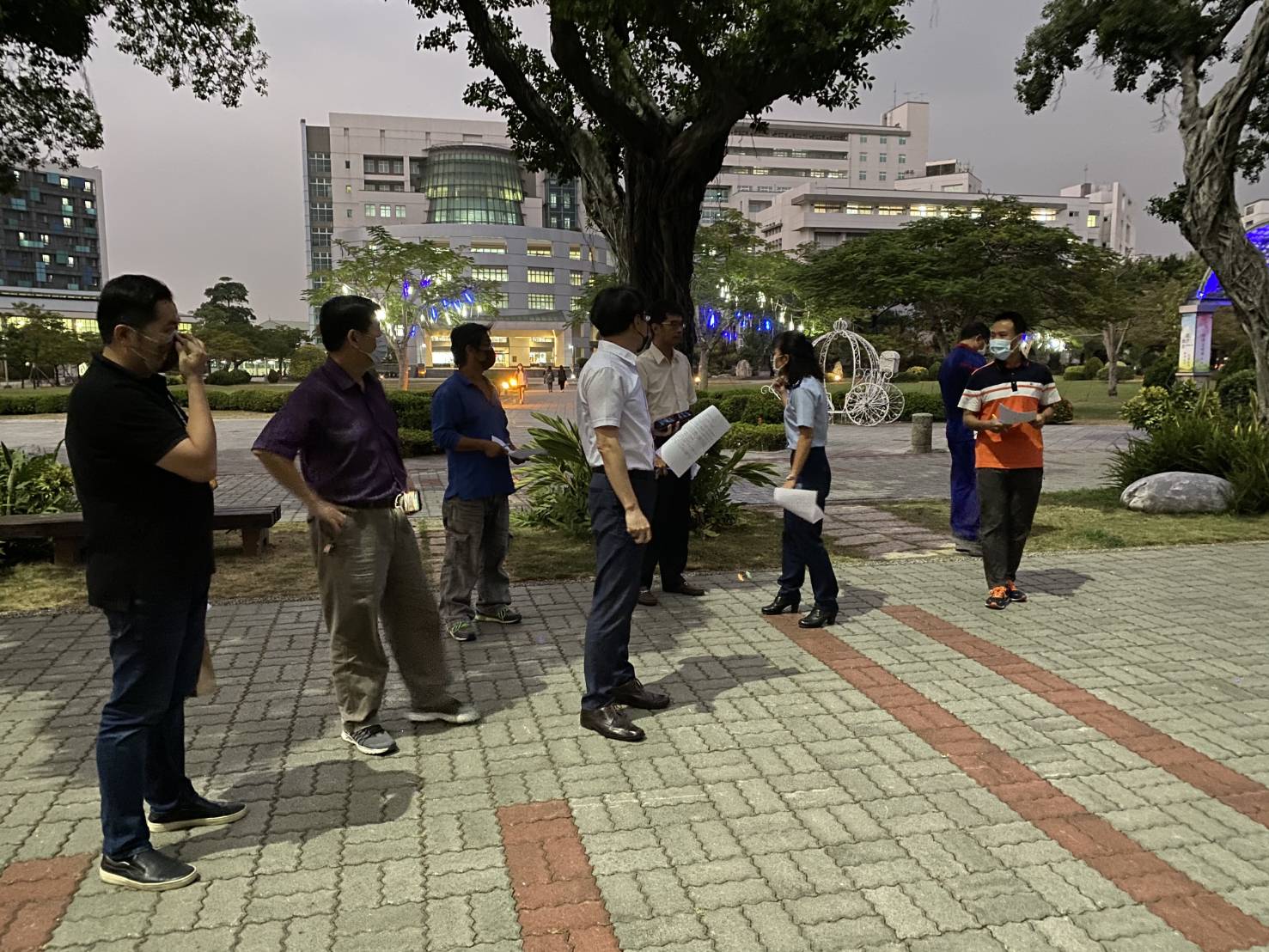 嘉藥全體動員一起守護校園安全