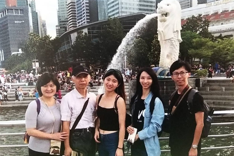 全家一起新加坡出遊
