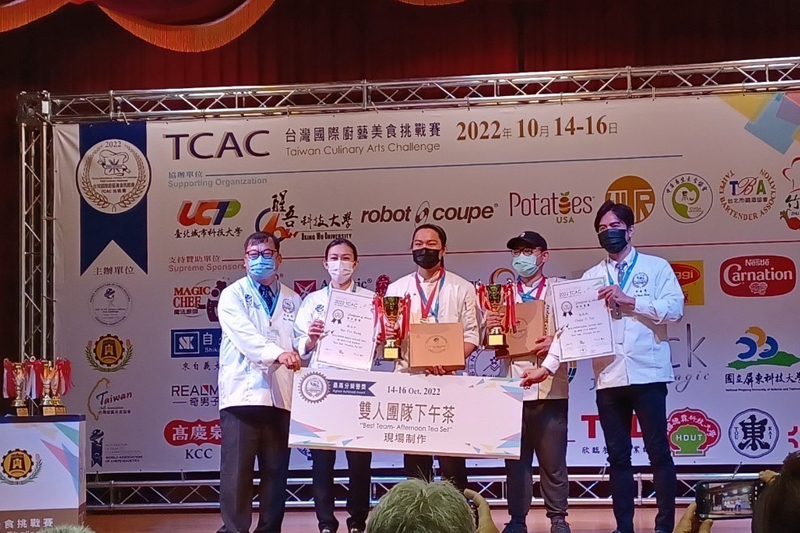 嘉藥餐旅在台灣國際廚藝美食挑戰賽大放異彩