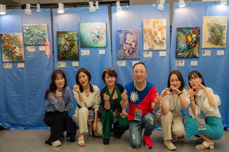 來自韓國昌信大學美容藝術系學生帶來獨具一格的創作作品