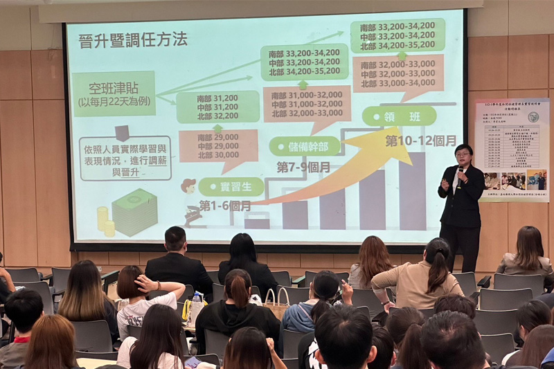 休閒系舉辦就業徵才實習媒合說明會協助學生瞭解目前產業環境