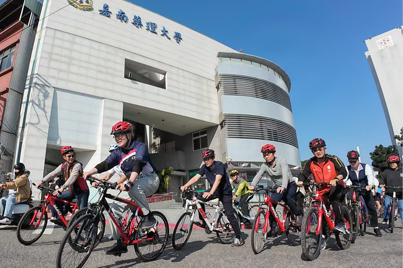 黃金休閒單車騎選在3月12日舉行展現嘉藥人響應減碳愛地球的永續理念