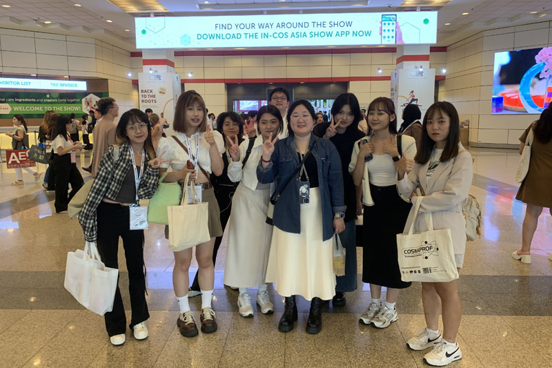 嘉藥粧品系師生前往泰國曼谷參加「in-cosmetics Asia 2024」