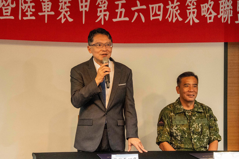 張翊峰校長表示嘉藥長期關注國軍官兵教育進修需求