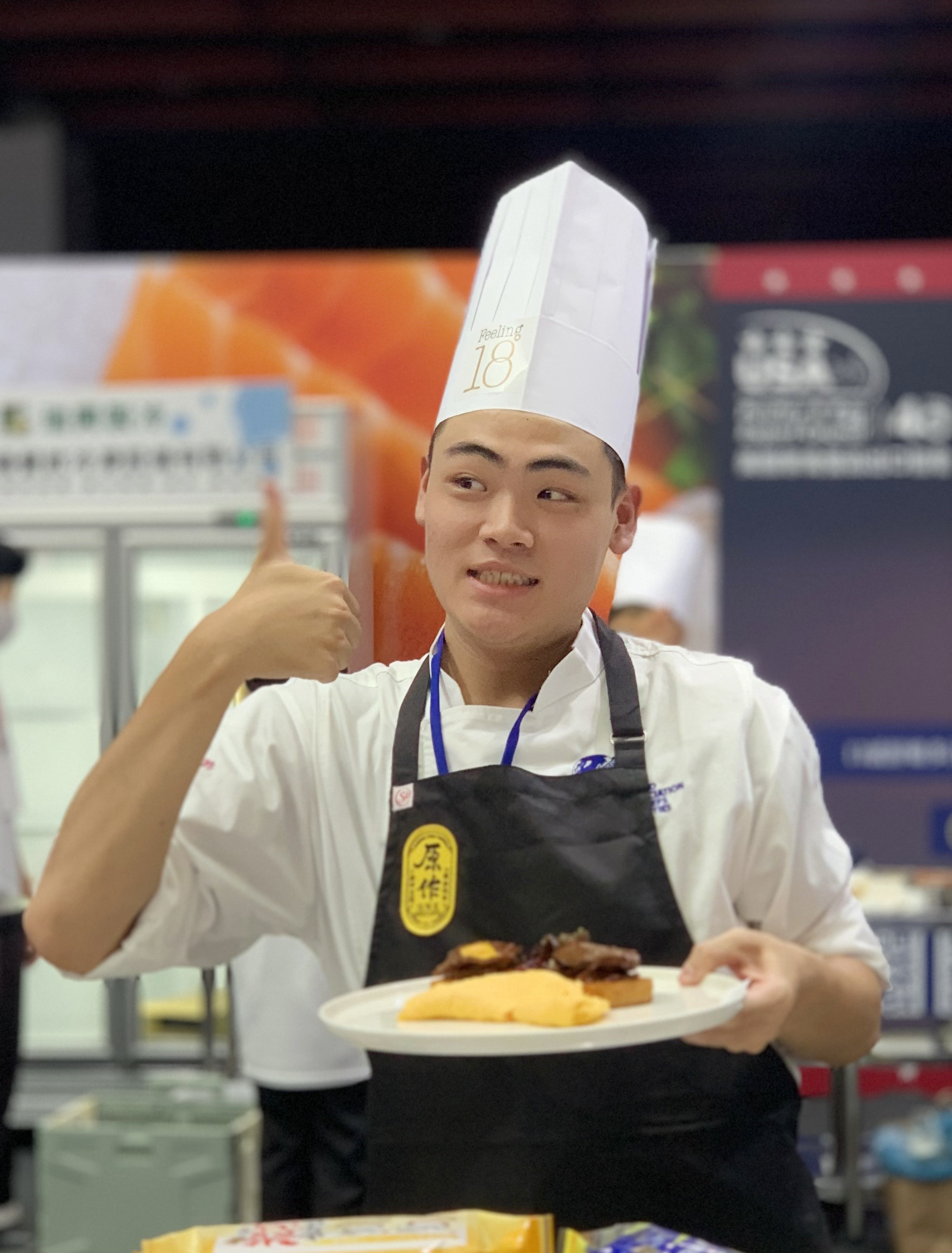 嘉藥孫明琮以歐姆蛋搭配牛頰及吐司獲銀牌獎