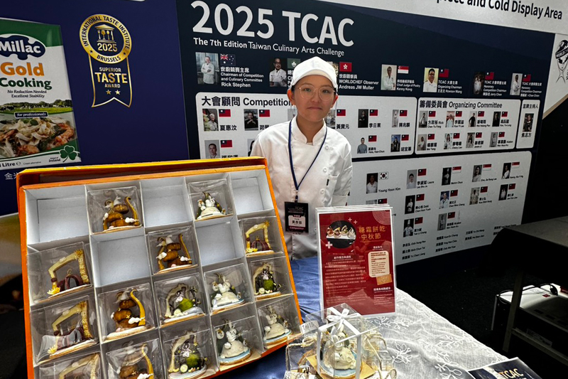 嘉藥烘焙選手黃彥慈拿下2佳作成績