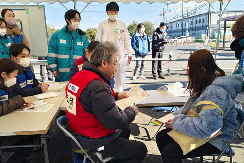 日本緊急醫療救護所實戰訓練，讓嘉藥藥學生感受到本日人謹慎嚴謹的一面
