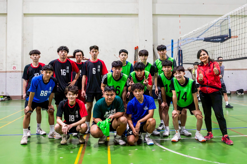 嘉藥60週年校慶男子組排球賽由運管系奪冠，消防系獲得亞軍
