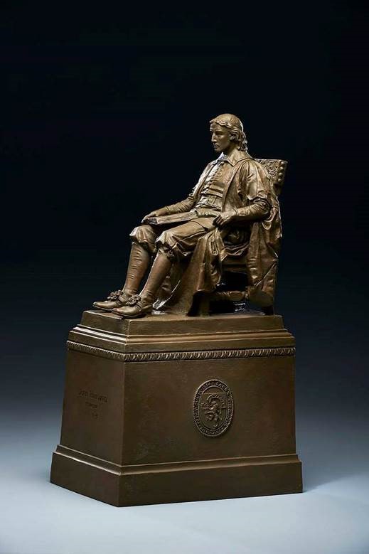 哈佛大學授權蕭老師製作創辦人約翰‧哈佛(John Harvard)全球限量版雕塑