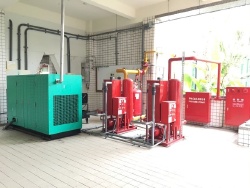 Fire safety equipment for teaching in out department