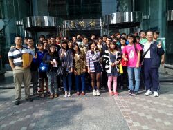 Students and teachers visiting Kaohsiung City Information Service Application Association