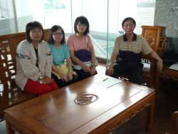 Teacher advisor on dormitory visit