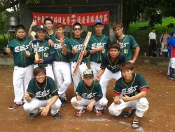 Runners up in the Hua-An Cup Softball Competition (May, 2013)