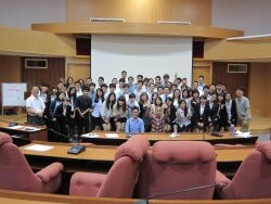 Group photograph at the 2012 graduation exhibition